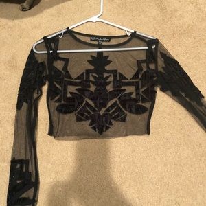 Decorative crop top